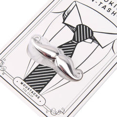 Dapper Chap Moustache Tie Clip