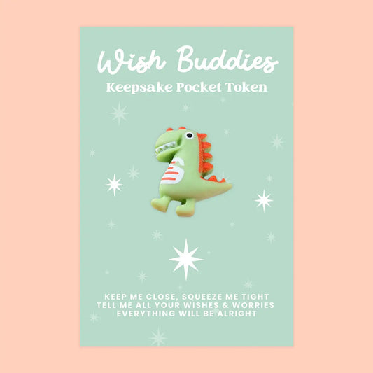 Dinosaur - Wishbuddies - Pocket Hug Token