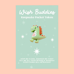 Dinosaur - Wishbuddies - Pocket Hug Token