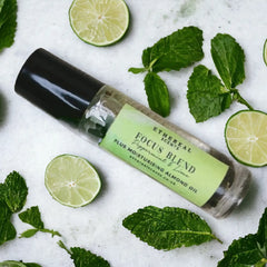 Peppermint & Lime Focus Blend Essential Oil Roller